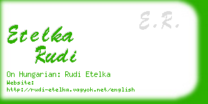 etelka rudi business card